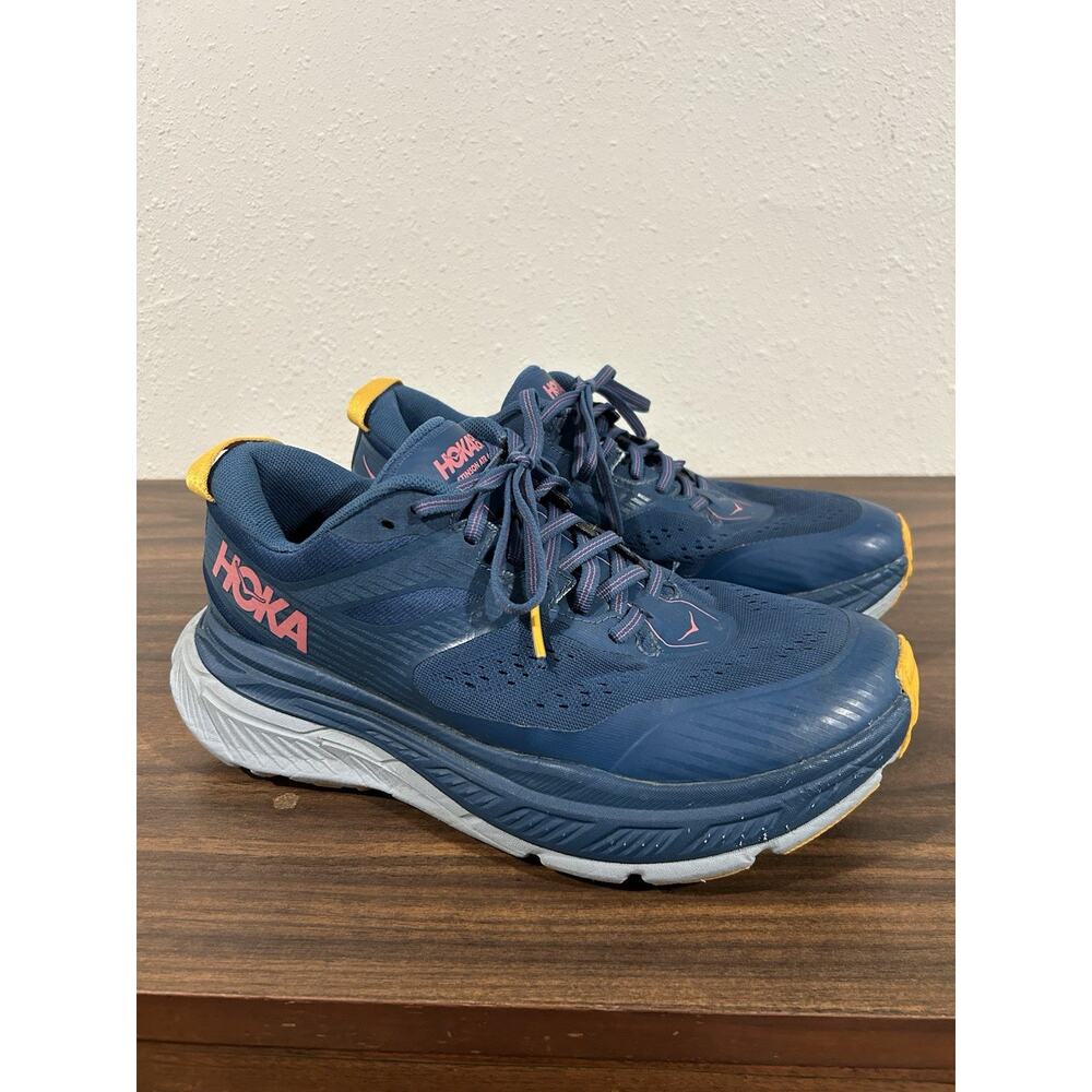 Hoka‎ One One Stinson ATR 6 Womens Sz 10 Running Shoes Sneakers 1110507MBSF Blue